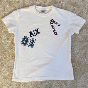 Armani Exchange T-Shirt with Logo - Size Small